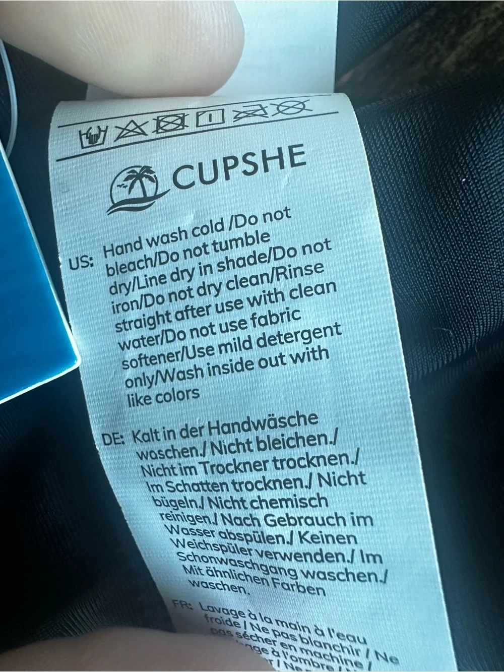Cupshe black one